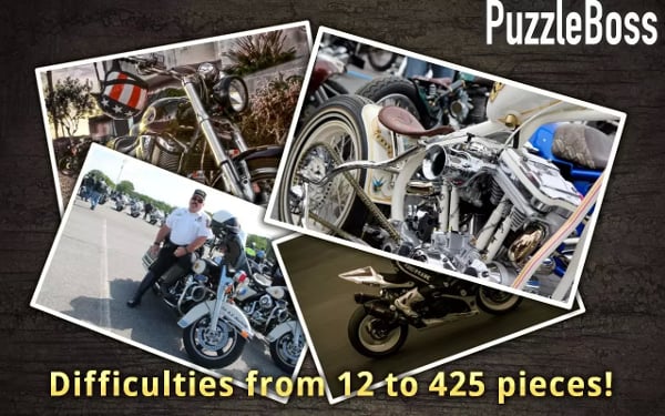 Motorcycle Jigsaw Puzzles FREE截图1