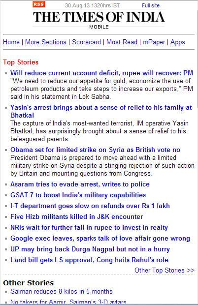 Read India News TV Online Free截图4