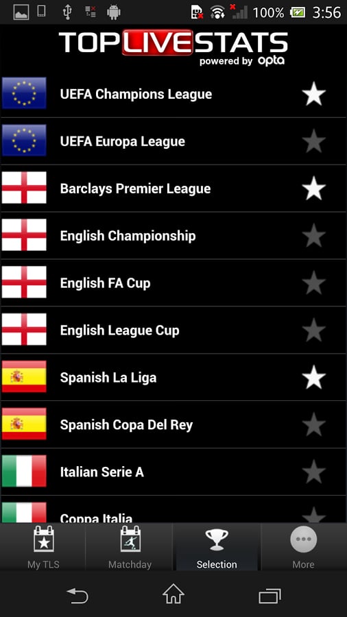 TLS Soccer - Top Live Stats截图2