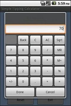 Simple Tip Calculator截图