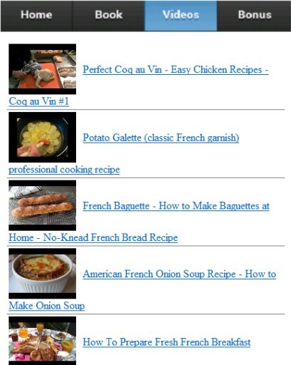 French Food Recipes截图4