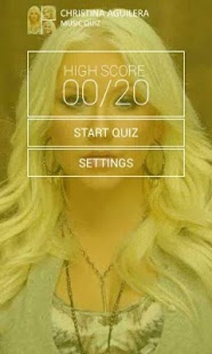 Christina Aguilera Music Quiz截图7