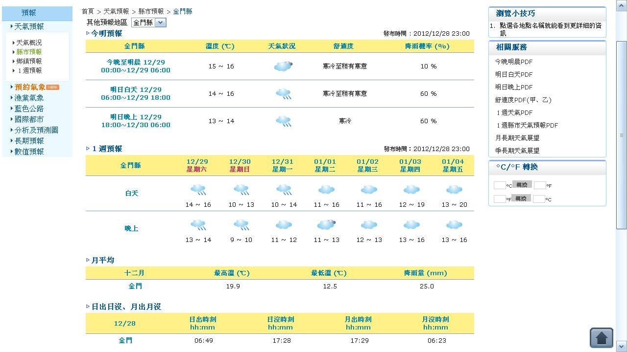 金门县今明天气预报截图4