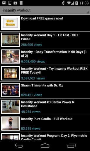 insanity workout截图1