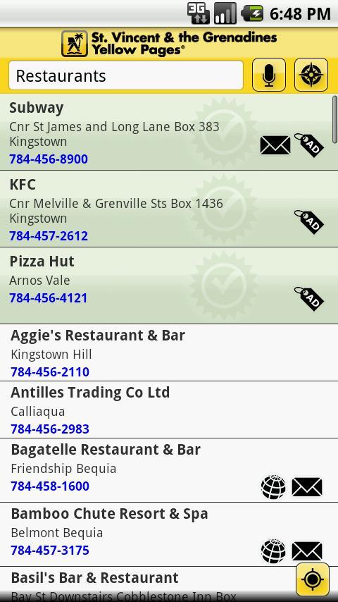 St Vincent Yellow Pages截图3