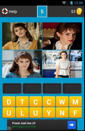 Emma Watson Guess Word Game截图3