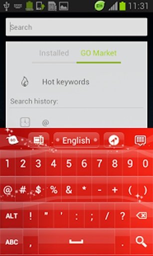 圣诞键盘红色为GO截图4
