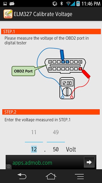 ELM327 Calibrate Voltage☆电圧补正截图1