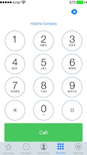 IOS 7 Dialer截图2