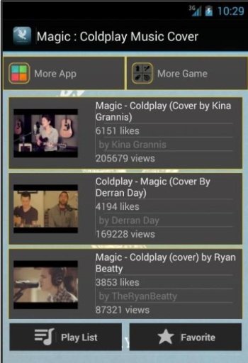 Magic : Coldplay Music Cover截图1