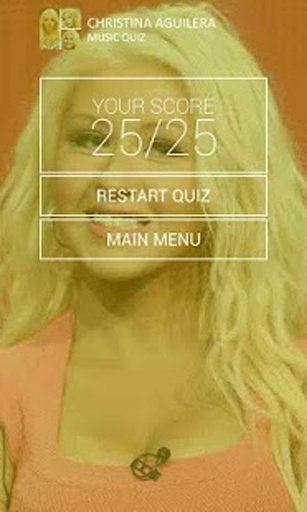 Christina Aguilera Music Quiz截图5