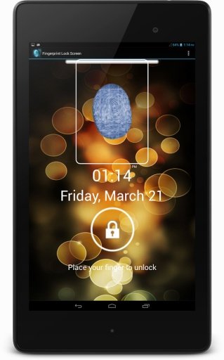 Fingerprint lockscreen截图1