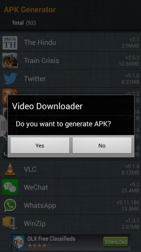 APK Generator and Backup截图2