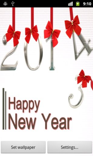 3D New Year Live Wallpaper截图4