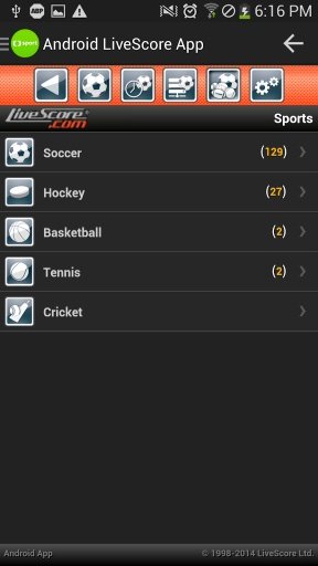 Livescore Now截图2