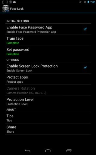 Vision Face App Lock截图5