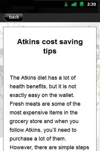 Atkins Diet Demystified - FREE截图4