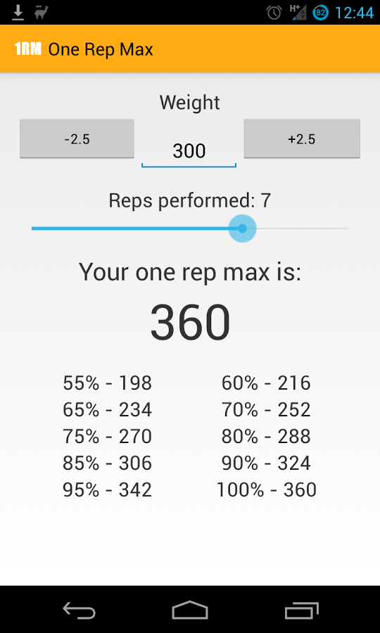 One Rep Max截图4