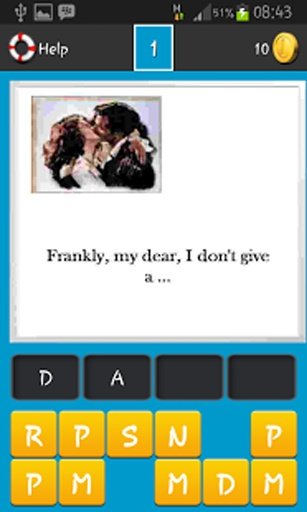 Famous Movie Quote Quiz截图1