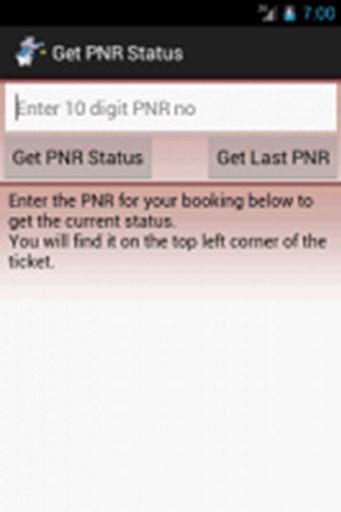PNR Status Fast截图1