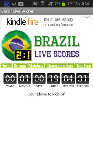 Brazil Live Scores截图2