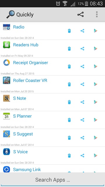 Quickly Search Apps on phone截图1