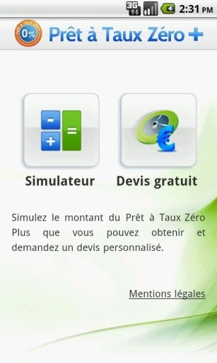 Pr&ecirc;t &agrave; Taux Z&eacute;ro截图5