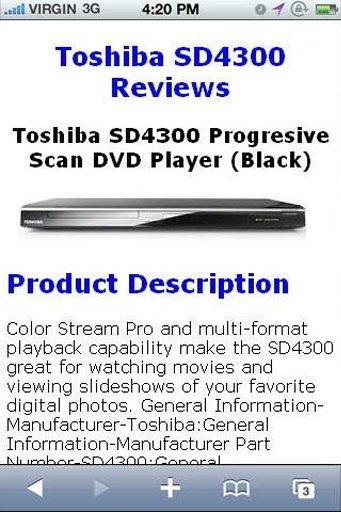 SD4300 DVD Player Review...截图3