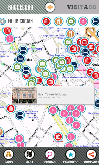 Barcelona mapa offline gratis截图10