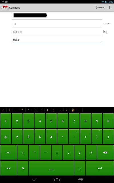 Green Keyboard截图6