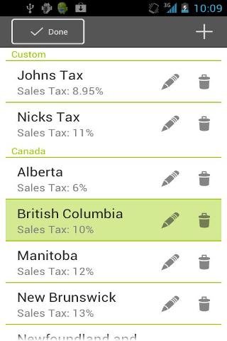 Sales Tax Calculator截图2