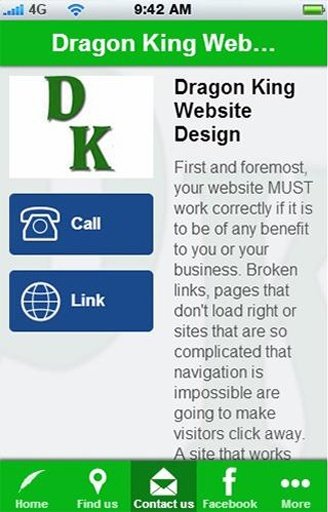 Dragon King Website Design截图2