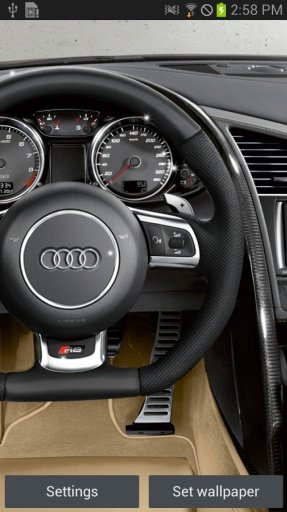 Audi R8 interior LiveWallpaper截图3