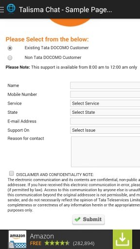 Tata Docomo Help Desk截图2