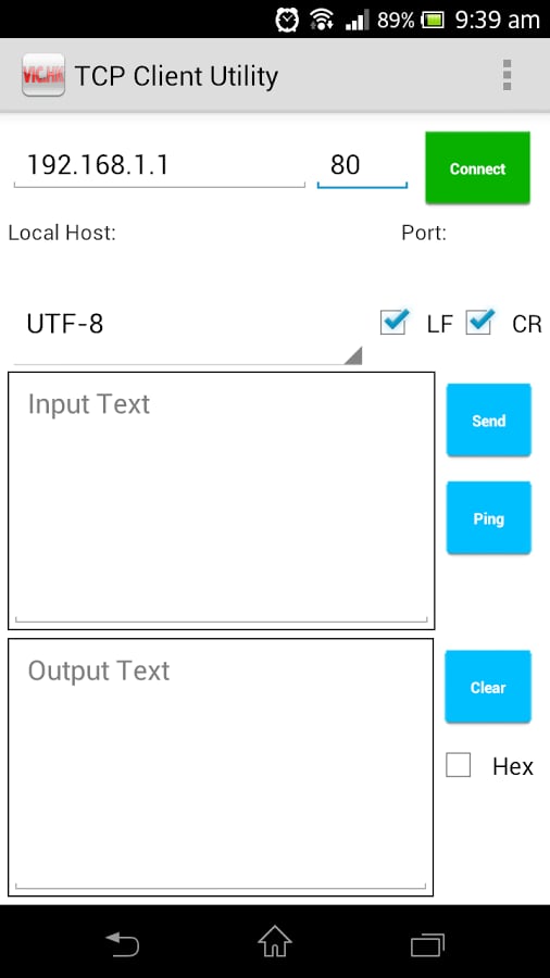 TCP Client Utility截图2