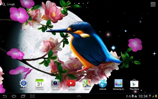 Sakura and Bird Live Wallpaper截图8