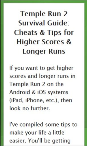 #1 Temple Run 2 Cheat Guide截图1