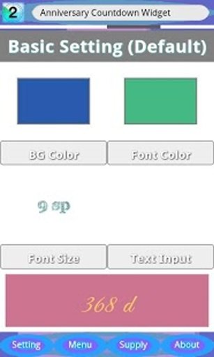 Anniversary Countdown Widget截图9
