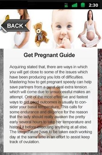 Get Pregnant Guide截图2