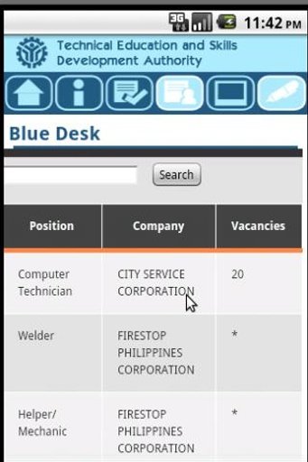 Tesda Web Apps截图1