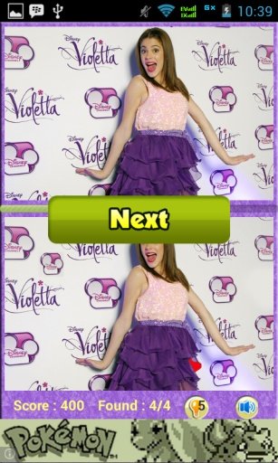 Martina stoessel Find Difference截图1