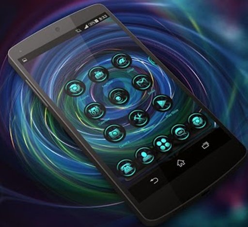 Cyan-HD Next Launcher 3D Theme截图8