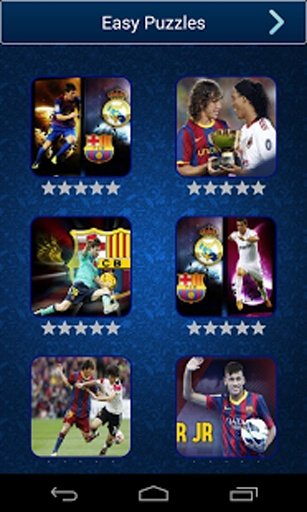 Real Madrid &amp; Barcelona puzzle截图10