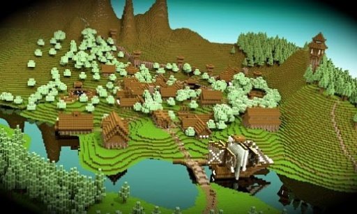 New HD Minecraft Village Wallpapers截图6