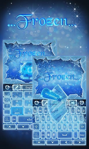 Frozen GO Keyboard Theme截图6