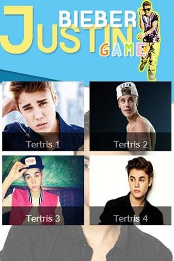 Justin Bieber Puzzles Game截图1