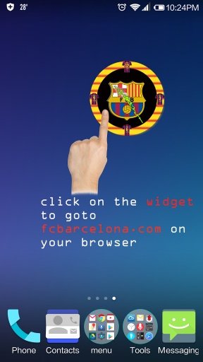 Barca Clock Widget截图1