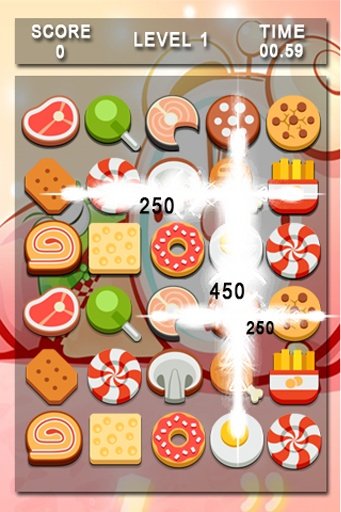 Food Match 3 Puzzle Game截图1