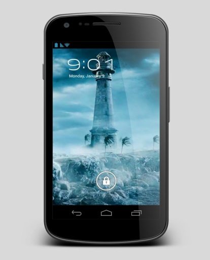 Storm and Lighthouse LiveWP截图1