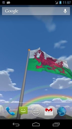 Real Welsh Flag Live Wallpaper截图4